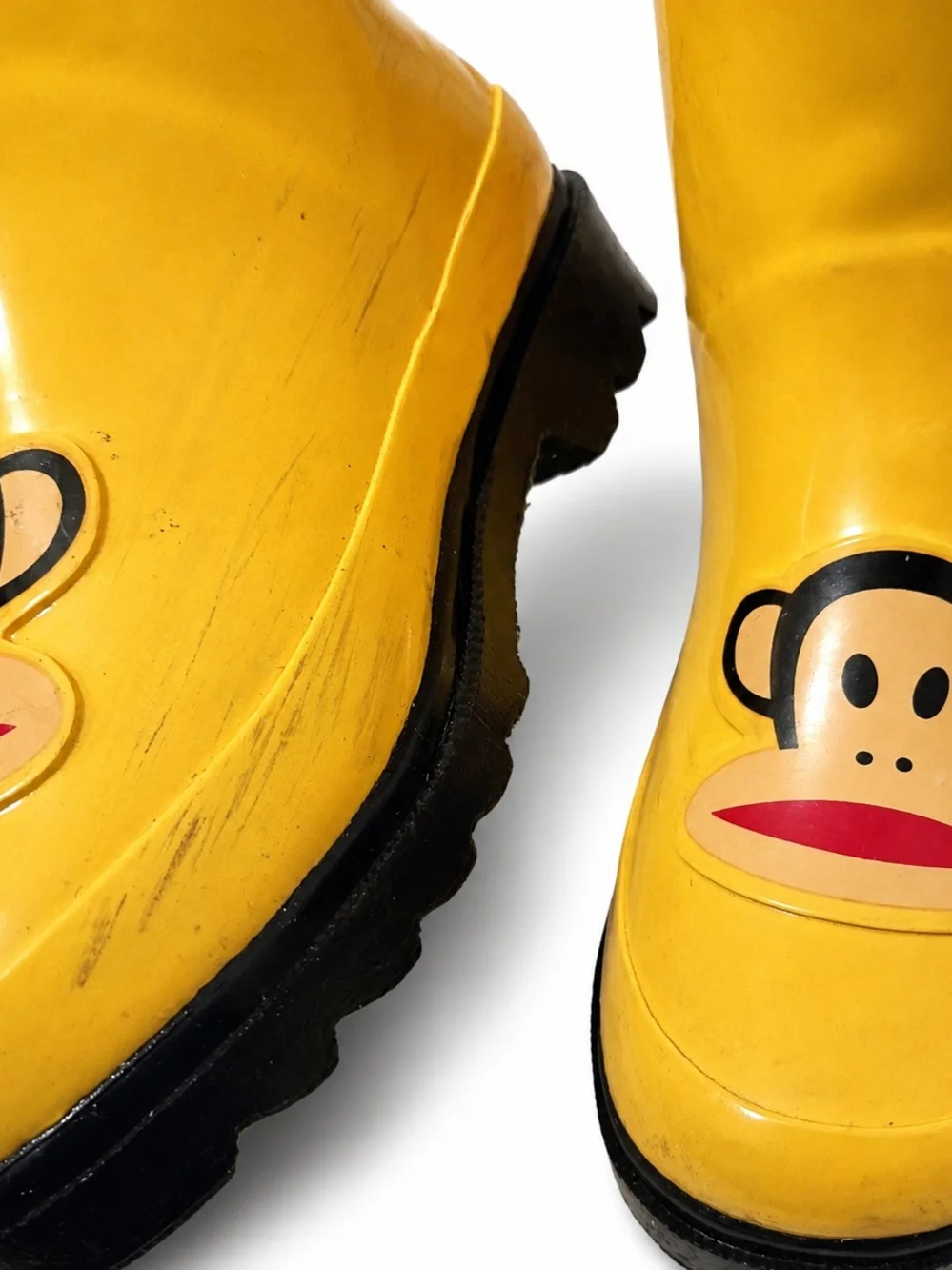 Paul Frank Yellow Julius Monkey Rain Boots - Childrens 7.5